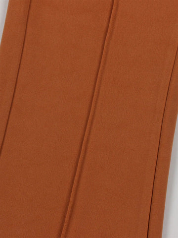 Drawstring Hem Zip-up Front Top And Pants Set