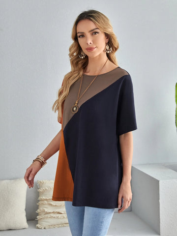 EMERY ROSE Cut And Sew Tee