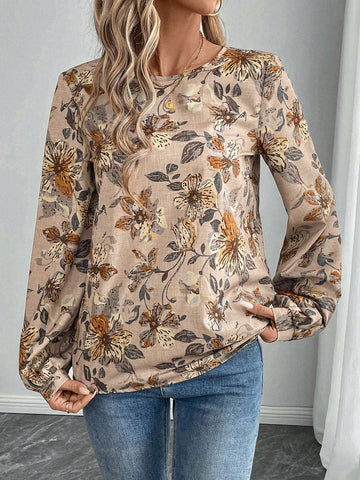 EMERY ROSE Women Long Sleeve Blouse, Casual & Fashionable For Everyday Wear