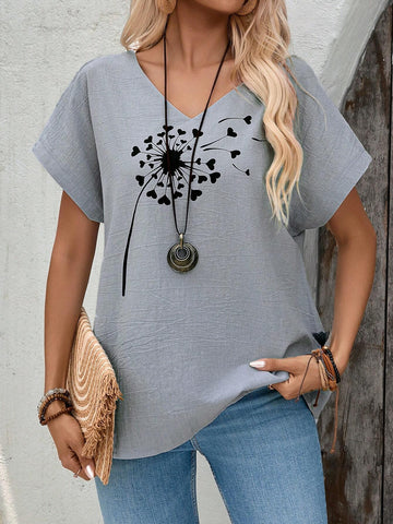 EMERY ROSE Women Solid Color Cotton Casual Shirt, Summer