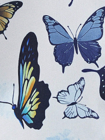 EMERY ROSE Women's Casual Butterfly Printed Shirt For Summer