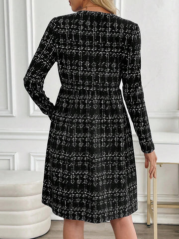 EMERY ROSE Women's Polka Dot Dress, Casual & Fashionable For Everyday Wear