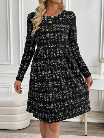 EMERY ROSE Women's Polka Dot Dress, Casual & Fashionable For Everyday Wear