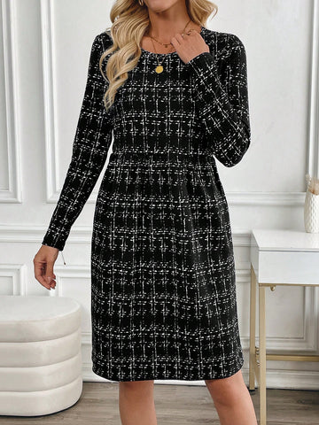 EMERY ROSE Women's Polka Dot Dress, Casual & Fashionable For Everyday Wear