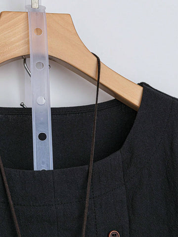 EMERY ROSE Women's Short Sleeve Casual Round Neck Shirt For Summer