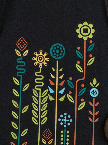 EMERY ROSE Women's Short Sleeve Casual Round Neck Shirt For Summer