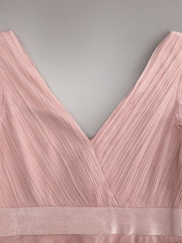 EVER-PRETTY Butterfly Sleeve Mesh Bridesmaid Dress