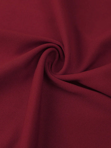 EVER-PRETTY Double V Neck High Waist Split Formal Dress