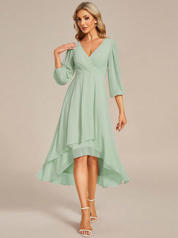 EVER-PRETTY Elegant V-Neck Bridesmaid Dress