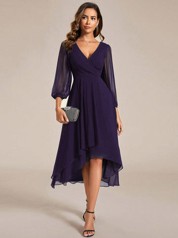 EVER-PRETTY Elegant V-neck Bridesmaid Dress