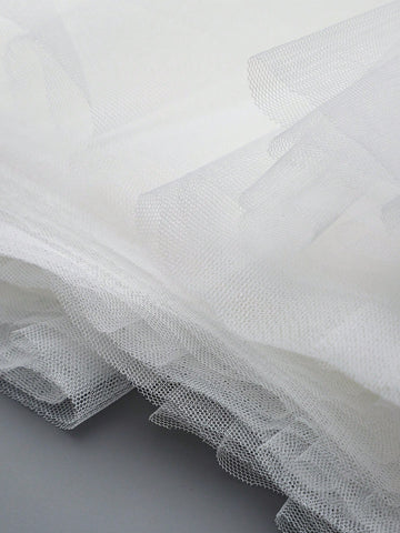 EVER-PRETTY Low Back Lace Bodice Mesh Wedding Dress