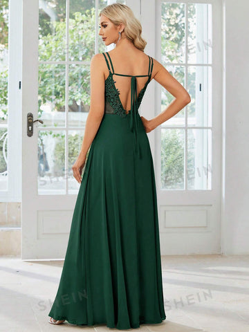 EVER-PRETTY Ruched Bust Chiffon Bridesmaid Dress