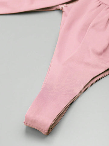 EVER-PRETTY Ruched Split Thigh Chiffon Formal Dress