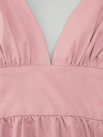 EVER-PRETTY Ruched Split Thigh Chiffon Formal Dress