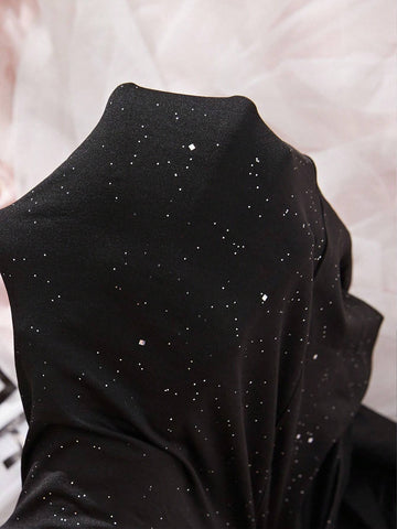 EgrlEra Backless One Shoulder Bodycon Glitter Sexy Party Dress