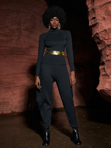 Eleanore Long Sleeve Knit Sweater Set