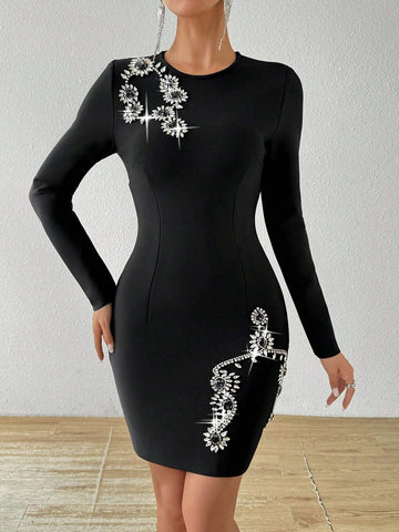 Elegant Sophisticated Cocktail Party Evening Gown