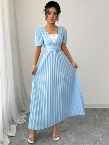 Elenzga Elegant Fashion Women Dress, Suitable For Summer