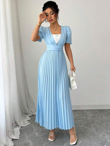 Elenzga Elegant Fashion Women Dress, Suitable For Summer