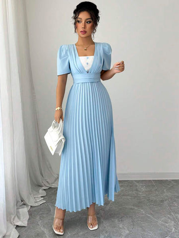 Elenzga Elegant Fashion Women Dress, Suitable For Summer