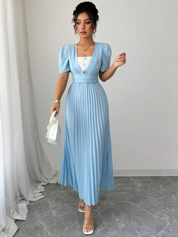 Elenzga Elegant Fashion Women Dress, Suitable For Summer