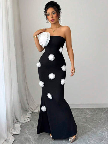 Elenzga Sexy Fashion Patchwork Design Party Dress For Women