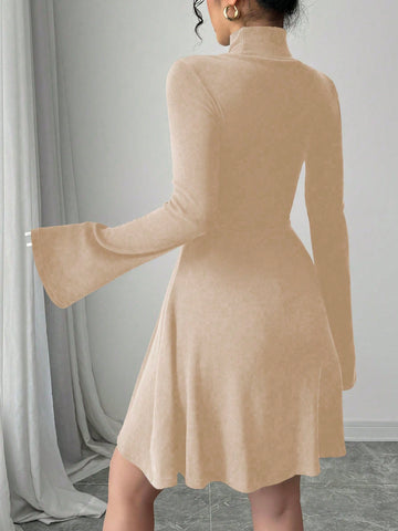 2 In 1 With Faux Shirt Collar, Half-Button