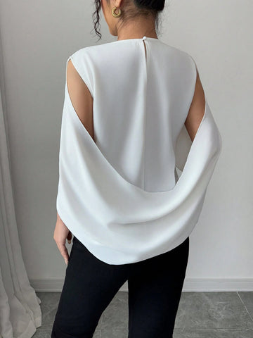 Elenzga Women's Elegant Woven White Collarless Bolero Shawl With Ties, Suitable For Spring Outings, Dates, Parties, New Year, Valentine's Day, Weddings