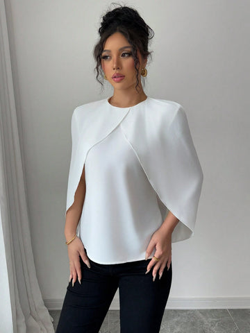 Elenzga Women's Elegant Woven White Collarless Bolero Shawl With Ties, Suitable For Spring Outings, Dates, Parties, New Year, Valentine's Day, Weddings