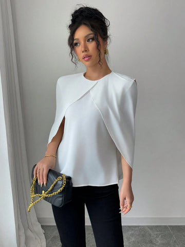 Elenzga Women's Elegant Woven White Collarless Bolero Shawl With Ties, Suitable For Spring Outings, Dates, Parties, New Year, Valentine's Day, Weddings