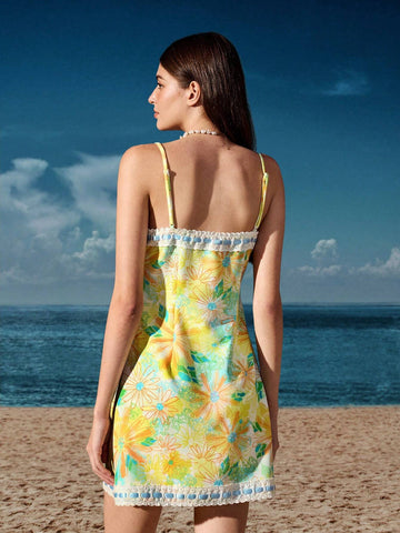 Ellen Morse Casual Printed Sleeveless Bodycon Crop Women's Mini Dress