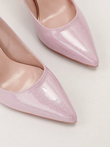 Women Waterproof Platform One-Strap Thick Heel Pumps, Super High Heels