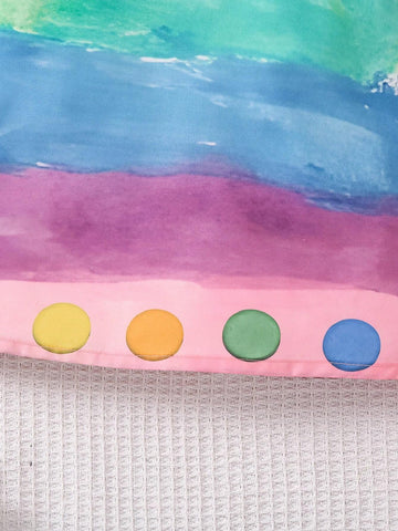 European And American Style Fashionable Sleeveless A-Line Dress For Girls, Sweet And Ideal For Vacation