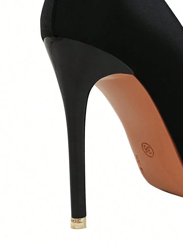 European And American Style Party High Heels For Women With Ultra High Thin Heels, Shallow Mouth