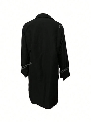 Fashionable Women's Asymmetrical Diamond-Edged Shirt