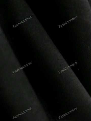 Fashionable Women's Asymmetrical Diamond-Edged Shirt