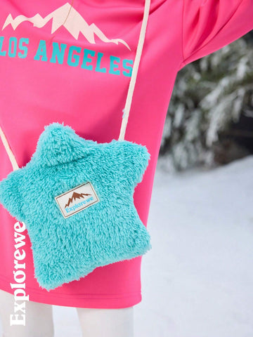 2pcs/Set Girls Hooded Sweatshirt & Dress, Casual Loose Pullover Outfit For Spring Autumn, Suitable For Play, Gathering And School