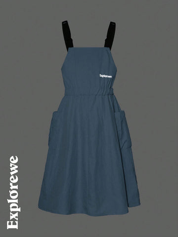 Young Girl Simple Fashionable Casual Daily Mini Dress