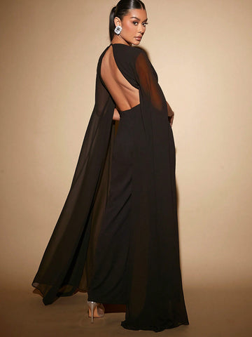 FLAMA Women'S Bat Wing Sequins Jumpsuit