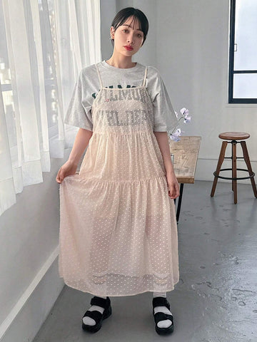 FRIFUL Ladies' Casual And Stylish Spaghetti Strap Holiday Dress