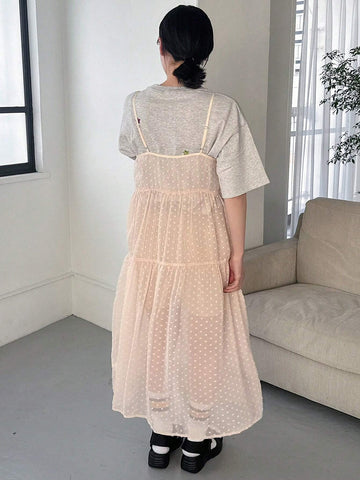 FRIFUL Ladies' Casual And Stylish Spaghetti Strap Holiday Dress