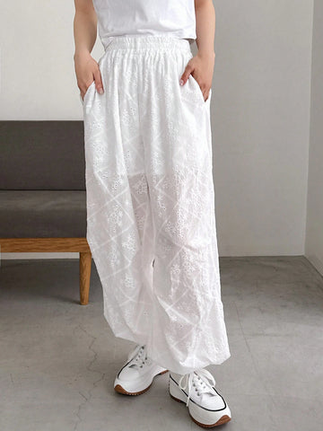 FRIFUL Ladies' Plain Simple Daily Long Pants