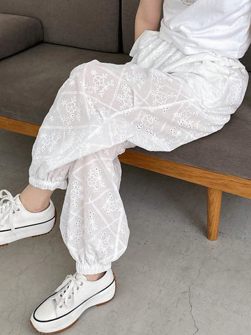 FRIFUL Ladies' Plain Simple Daily Long Pants