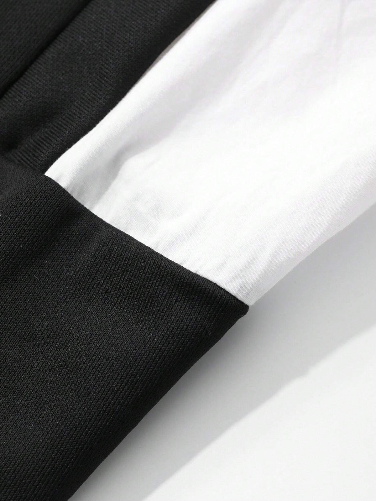 Women Casual Color-Block Splice Faux Two-Piece Shirt, Autumn