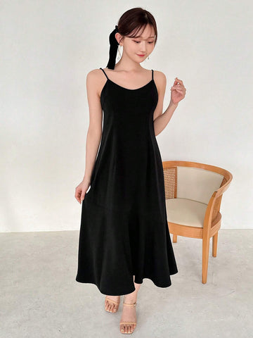 FRIFUL Women Summer Lace Patchwork Short Bubble Sleeve Blouse And Long Camisole Dress Two Piece Set