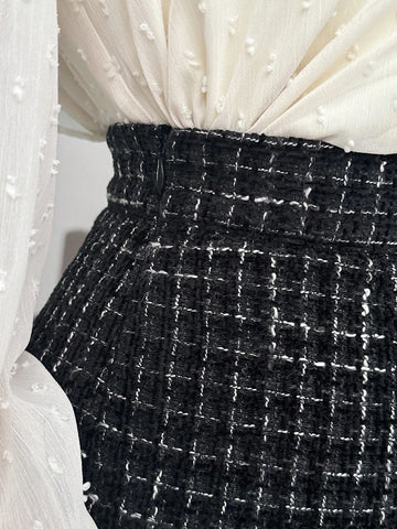 FRIFUL Women's Fashionable & Elegant High Waist Mermaid Design Skirt