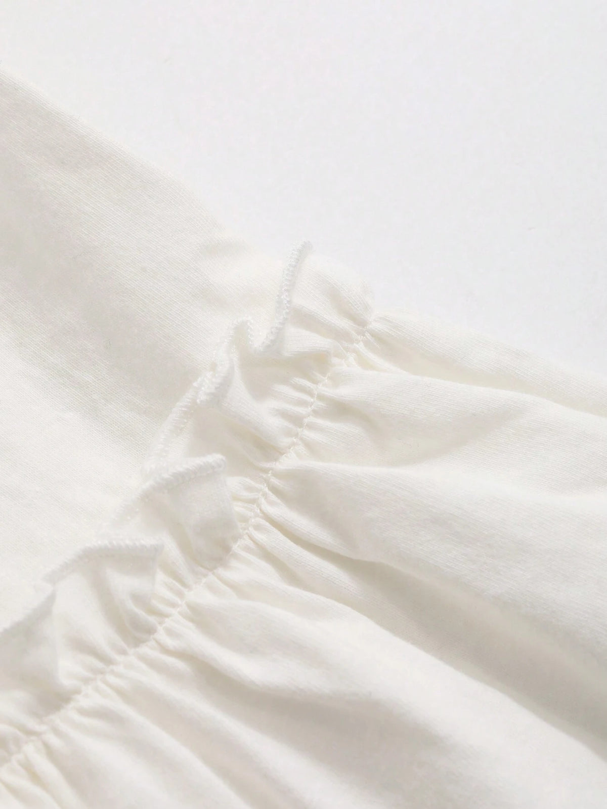 FRIFUL Women's Solid Color Bell Sleeve T-Shirt