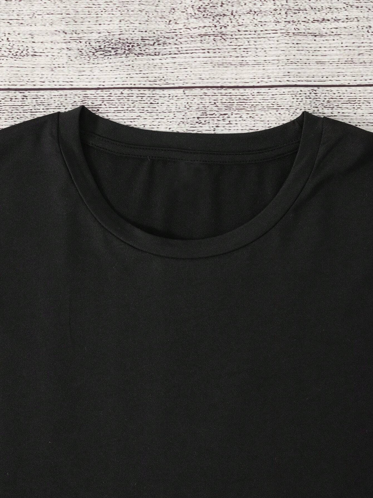 Fashionable Pattern & Letter Printed T-Shirt, Cute Cartoon Short Sleeve Round Neck Blouse, Casual Daily Top