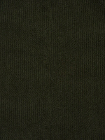 Fashionable Solid Color A-Line Button Suspender Zipper Sleeveless Casual Corduroy Dress