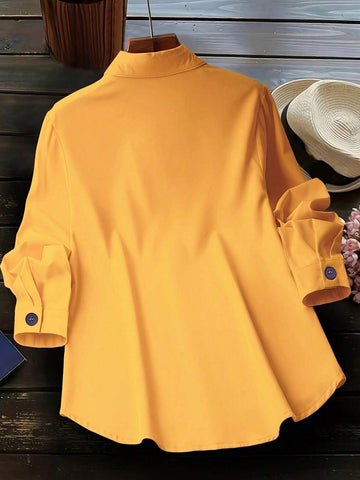 Fashionable Women Casual Button Shirt